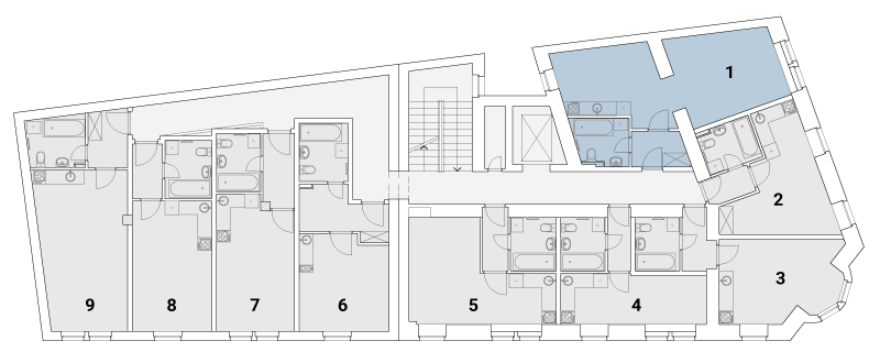 Rezidence Podolí - 3.NP - byt 1