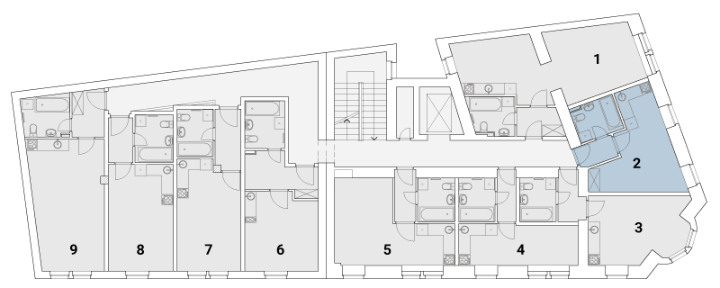 Rezidence Podolí - 3.NP - byt 2