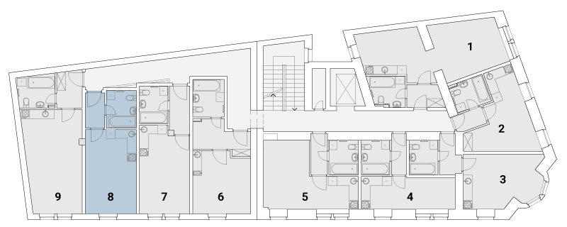 Rezidence Podolí - 3.NP - byt 8