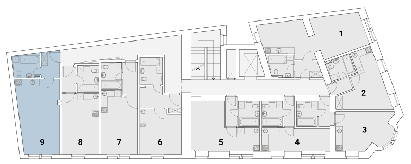 Rezidence Podolí - 3.NP - byt 9