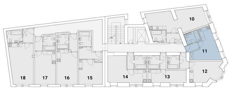 Rezidence Podolí - 3.NP - byt 11