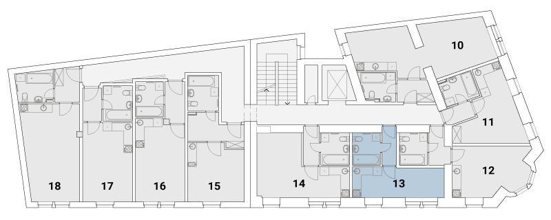 Rezidence Podolí - 3.NP - byt 13