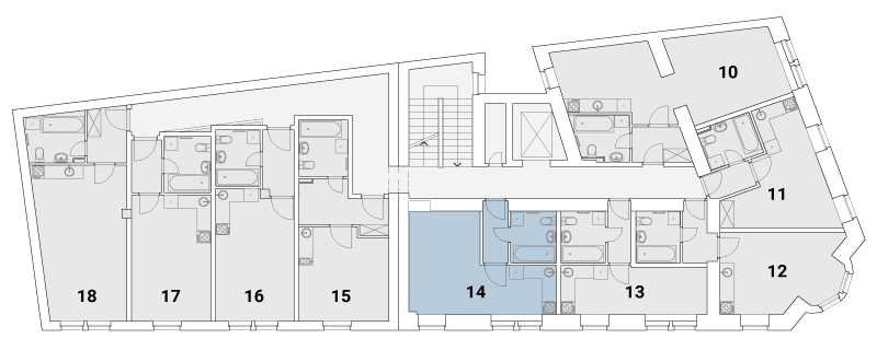 Rezidence Podolí - 3.NP - byt 14