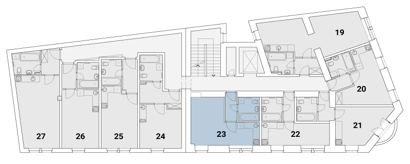 Rezidence Podolí - 3.NP - byt 23