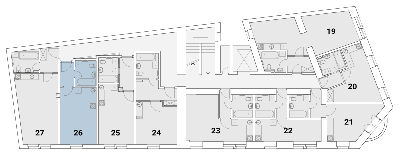 Rezidence Podolí - 3.NP - byt 26