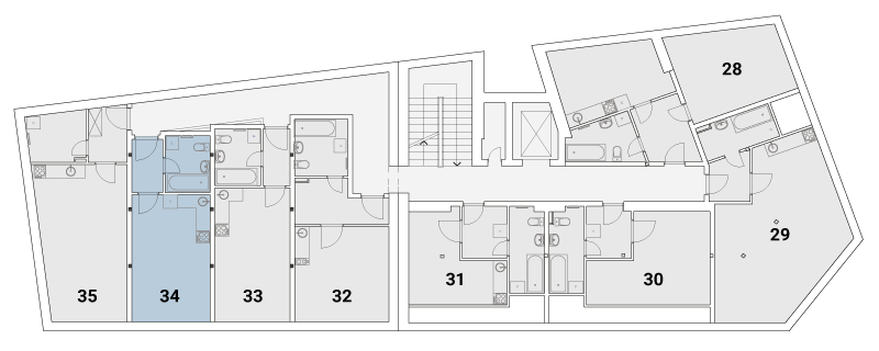 Rezidence Podolí - 2.NP - byt 34