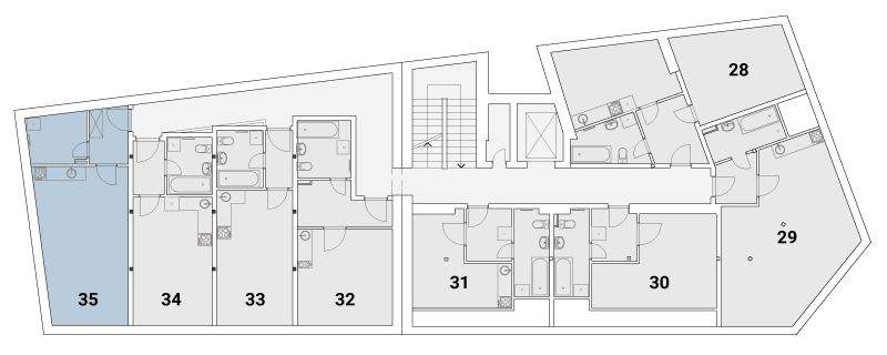 Rezidence Podolí - 5.NP - byt 35